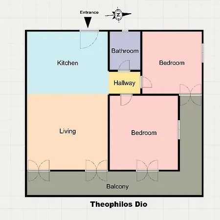 Appartement Theophilos Dio Agios Stefanos Kassiopi